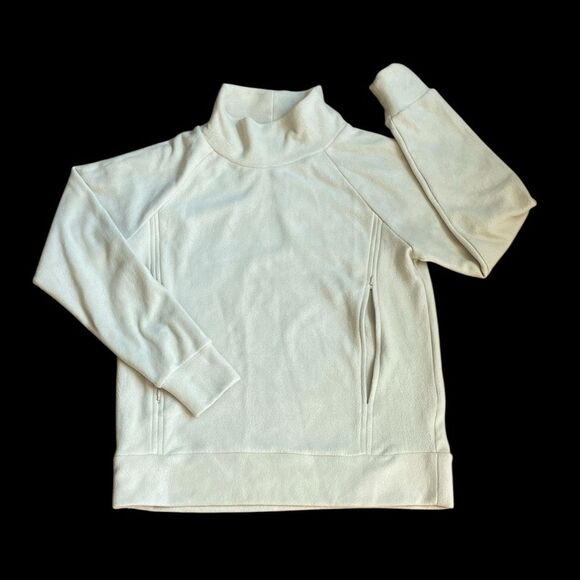 Gap maternity nursing fleece top size xs ivory - Picture 2 of 8